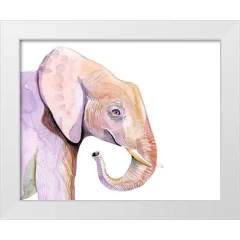 Sunset Safari VII White Modern Wood Framed Art Print by Ludwig, Alicia