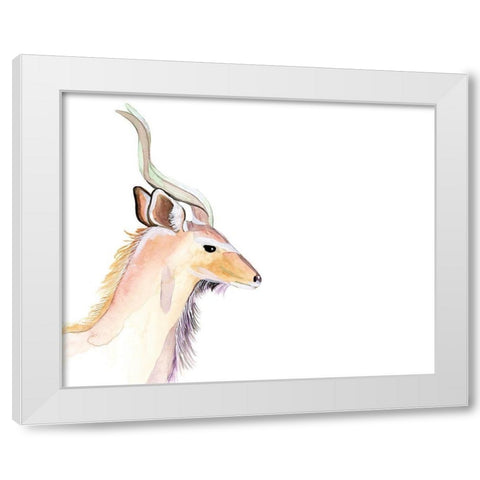 Sunset Safari IX White Modern Wood Framed Art Print by Ludwig, Alicia