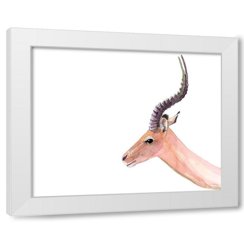 Sunset Safari X White Modern Wood Framed Art Print by Ludwig, Alicia
