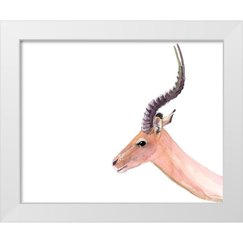 Sunset Safari X White Modern Wood Framed Art Print by Ludwig, Alicia