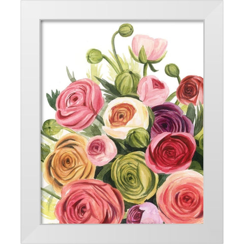 Ranunculus Study I White Modern Wood Framed Art Print by Popp, Grace