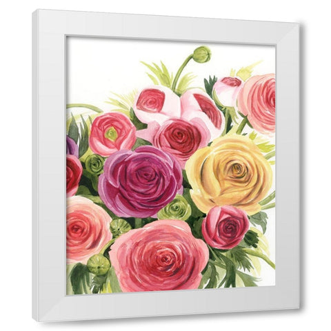 Ranunculus Study II White Modern Wood Framed Art Print by Popp, Grace