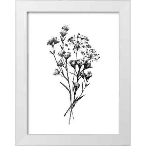 Wild Roadside Bouquet III White Modern Wood Framed Art Print by Scarvey, Emma