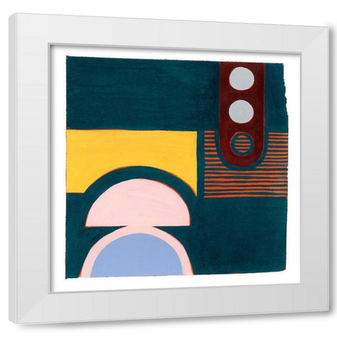 Bewildered III White Modern Wood Framed Art Print by Popp, Grace