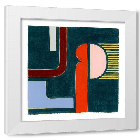 Bewildered IV White Modern Wood Framed Art Print by Popp, Grace