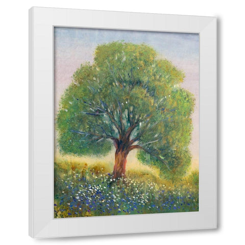 Standing in the Field II White Modern Wood Framed Art Print by OToole, Tim