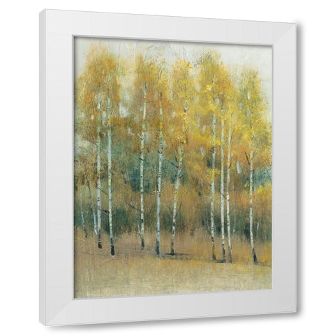 Woodland Edge III White Modern Wood Framed Art Print by OToole, Tim