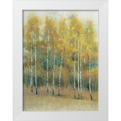 Woodland Edge III White Modern Wood Framed Art Print by OToole, Tim