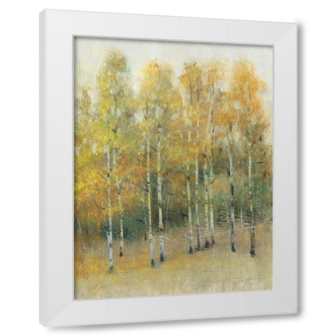 Woodland Edge IV White Modern Wood Framed Art Print by OToole, Tim