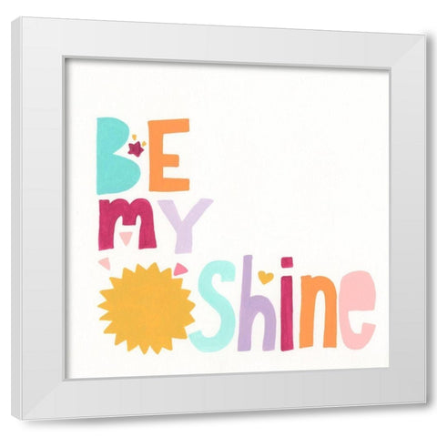 Happy Magic IV White Modern Wood Framed Art Print by Vess, June Erica