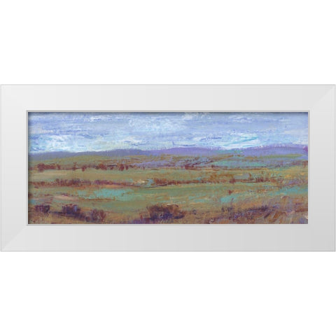 Open Land II White Modern Wood Framed Art Print by OToole, Tim