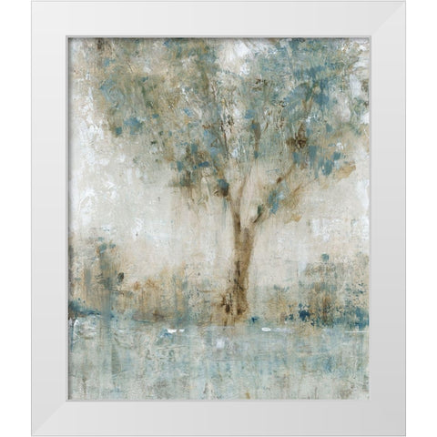 Morning Glow I White Modern Wood Framed Art Print by OToole, Tim