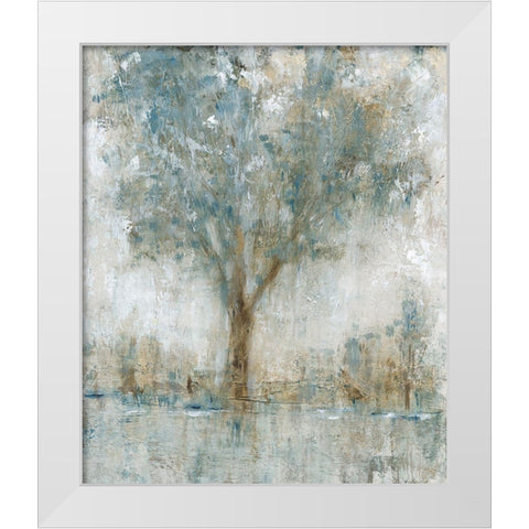 Morning Glow II White Modern Wood Framed Art Print by OToole, Tim