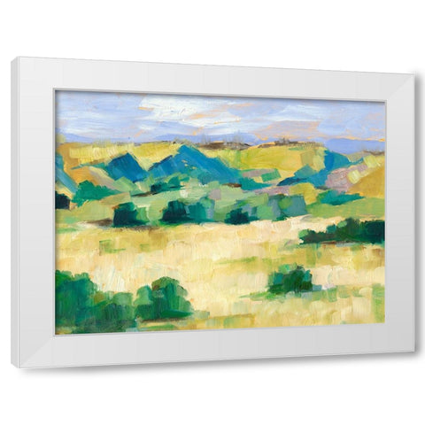 Western Valley I White Modern Wood Framed Art Print by Harper, Ethan