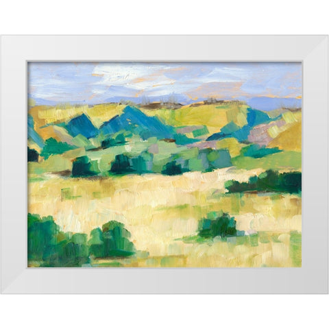 Western Valley I White Modern Wood Framed Art Print by Harper, Ethan