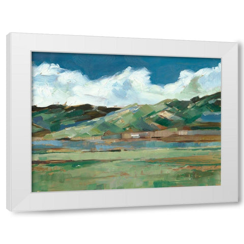 Western Sky I White Modern Wood Framed Art Print by Harper, Ethan