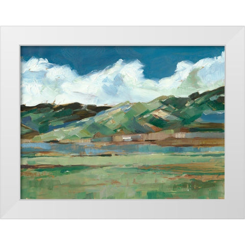 Western Sky I White Modern Wood Framed Art Print by Harper, Ethan