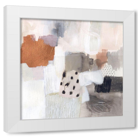 Puddle Jump I White Modern Wood Framed Art Print by Borges, Victoria