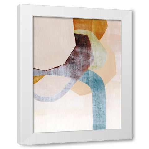 Desert Rockfall I White Modern Wood Framed Art Print by Popp, Grace