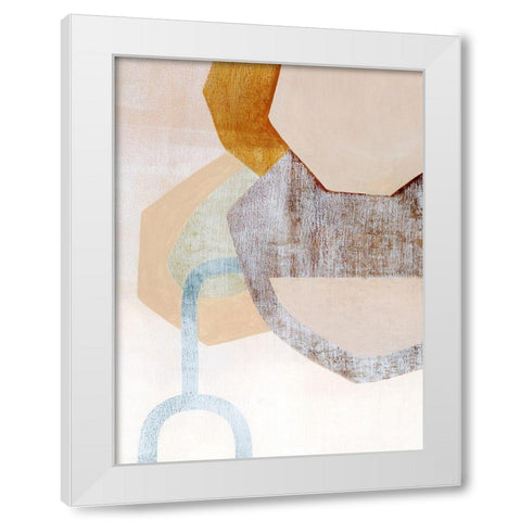 Desert Rockfall II White Modern Wood Framed Art Print by Popp, Grace