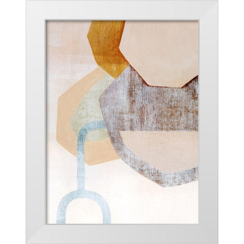Desert Rockfall II White Modern Wood Framed Art Print by Popp, Grace