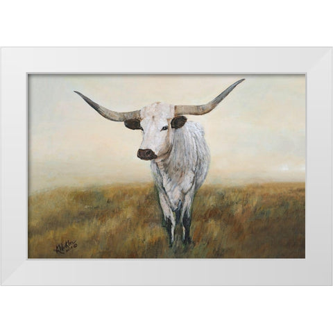 Knight in White Satin II White Modern Wood Framed Art Print by Winkler, Kathy