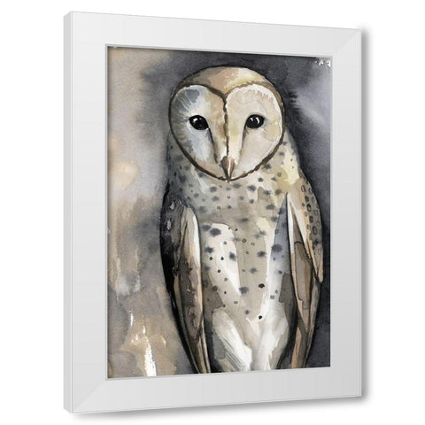 Moon Glider I White Modern Wood Framed Art Print by Popp, Grace