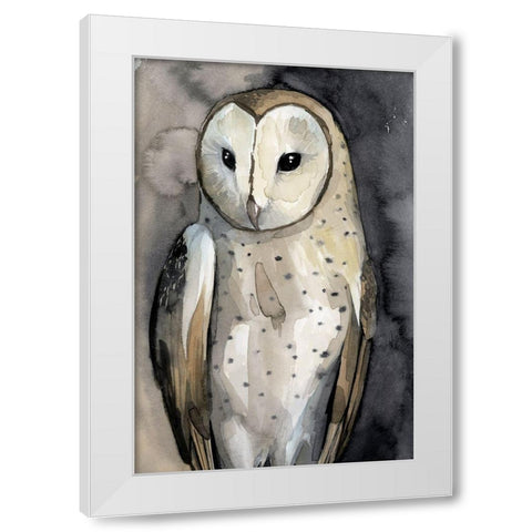 Moon Glider II White Modern Wood Framed Art Print by Popp, Grace