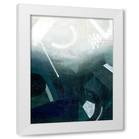 Bathing Beams I White Modern Wood Framed Art Print by Popp, Grace