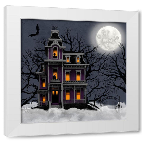 Spooky Night I White Modern Wood Framed Art Print by Popp, Grace