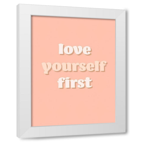 Womxn I White Modern Wood Framed Art Print by Hambly, Anna