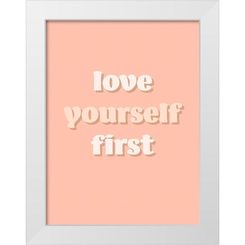 Womxn I White Modern Wood Framed Art Print by Hambly, Anna