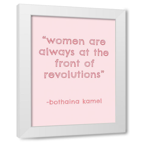 Womxn IV White Modern Wood Framed Art Print by Hambly, Anna