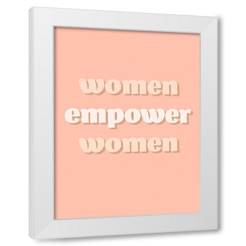 Womxn VI White Modern Wood Framed Art Print by Hambly, Anna