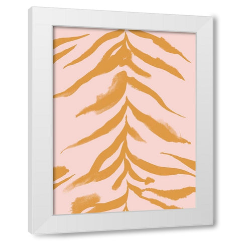 Pastel Predator II White Modern Wood Framed Art Print by Green, Jacob