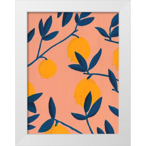 Sunlit Grove I White Modern Wood Framed Art Print by Green, Jacob
