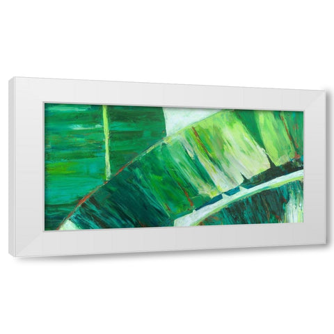 Goin Bananas I White Modern Wood Framed Art Print by Wilkins, Suzanne