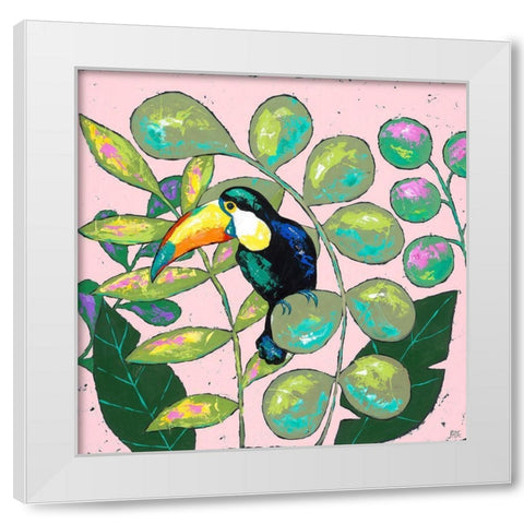 Tropics I White Modern Wood Framed Art Print by Reynolds, Jade