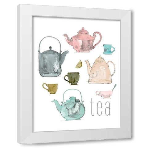 Morning Ritual II White Modern Wood Framed Art Print by Green, Jacob