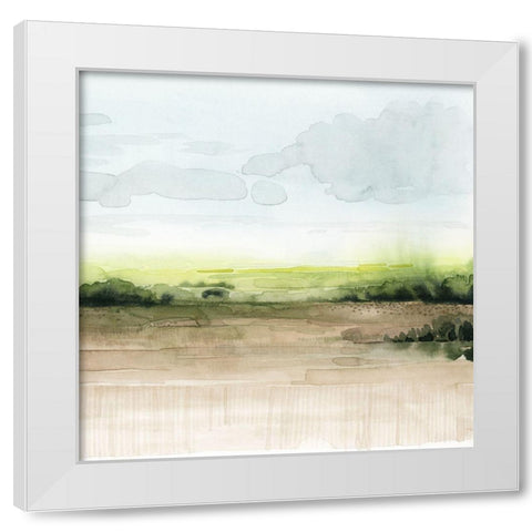 Morning Bluff II White Modern Wood Framed Art Print by Popp, Grace