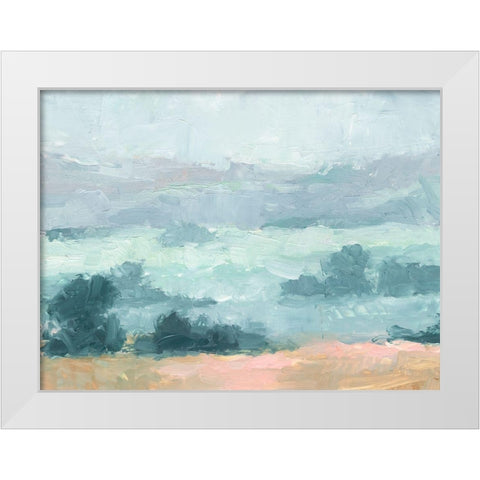 Pastel Valley I White Modern Wood Framed Art Print by Harper, Ethan