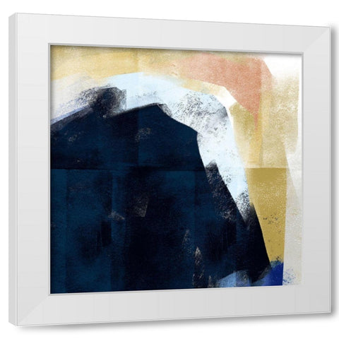 Splunking I White Modern Wood Framed Art Print by Scarvey, Emma