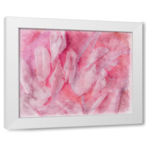 Coral Essence II White Modern Wood Framed Art Print by Bane, Eva