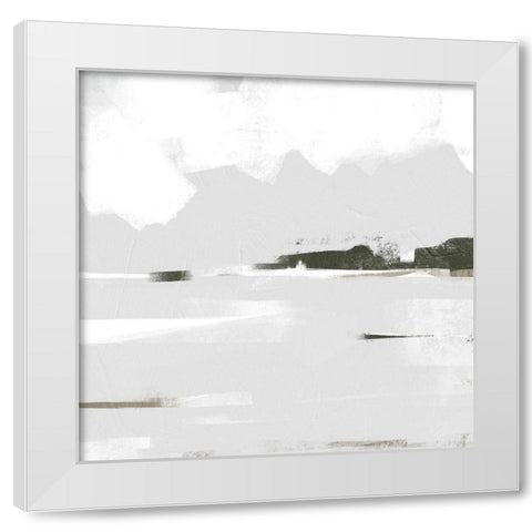 Coastal Haze I White Modern Wood Framed Art Print by Scarvey, Emma