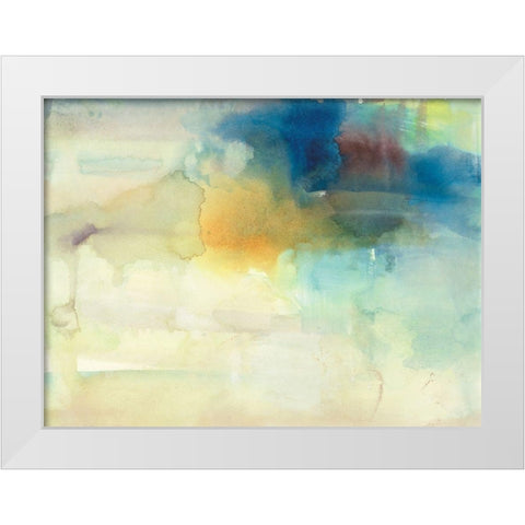 Becoming Calm II White Modern Wood Framed Art Print by Combs, Joyce