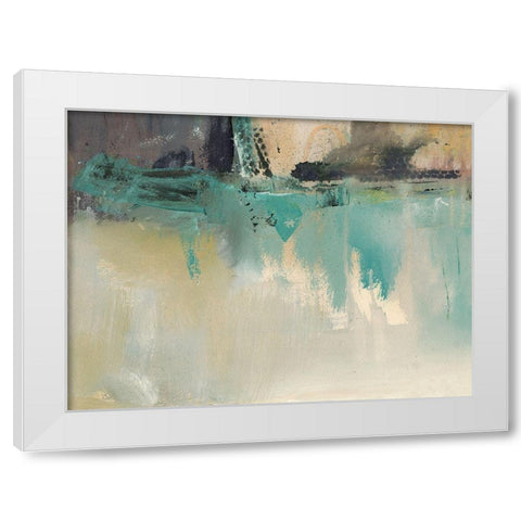 Deep Emotions I White Modern Wood Framed Art Print by Combs, Joyce
