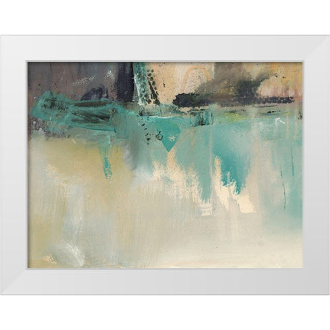 Deep Emotions I White Modern Wood Framed Art Print by Combs, Joyce