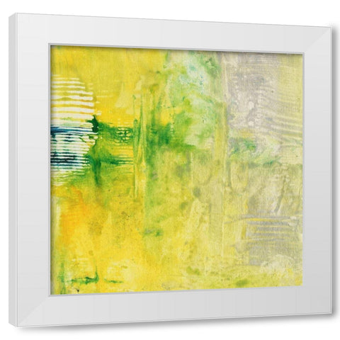 Oriental Figures II White Modern Wood Framed Art Print by Combs, Joyce