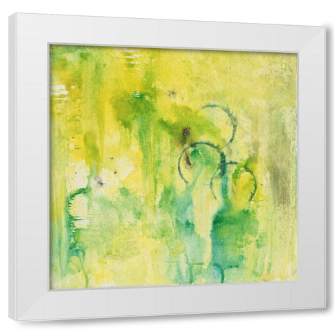 Oriental Figures IV White Modern Wood Framed Art Print by Combs, Joyce