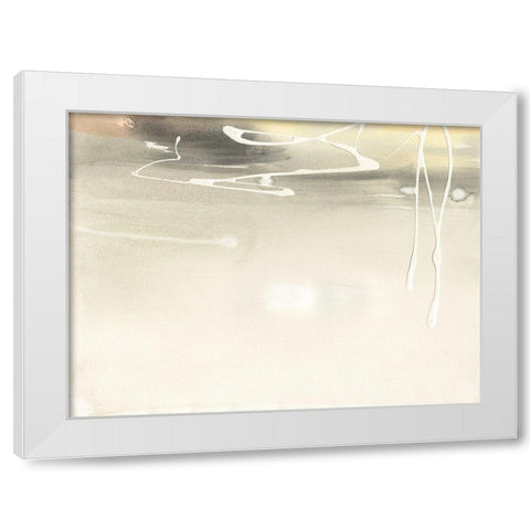 High Notes I White Modern Wood Framed Art Print by Combs, Joyce
